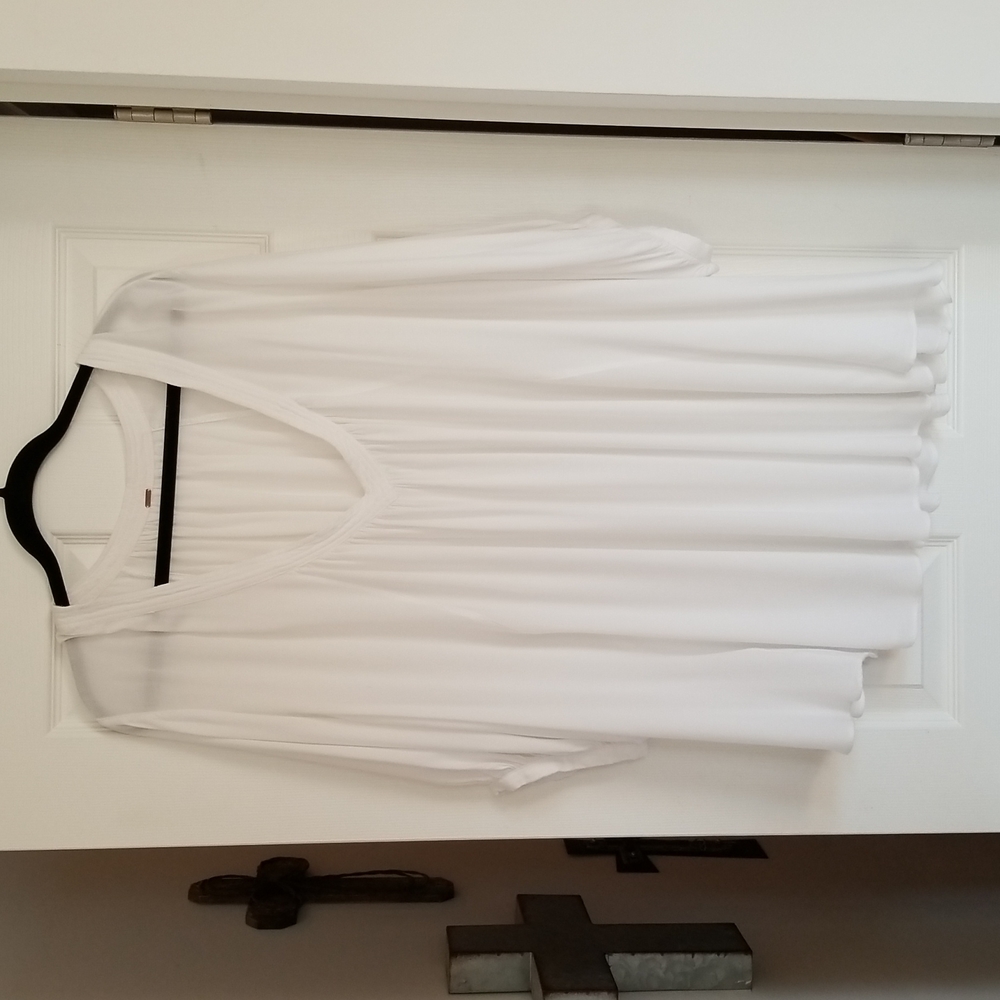 Free People rayon tunic blouse